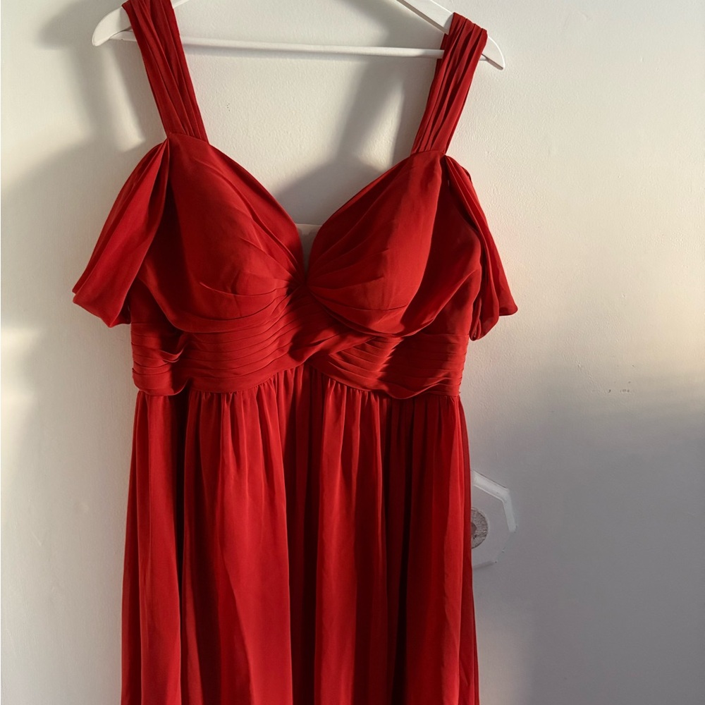 Azazie Scarlet Red Prom Dress